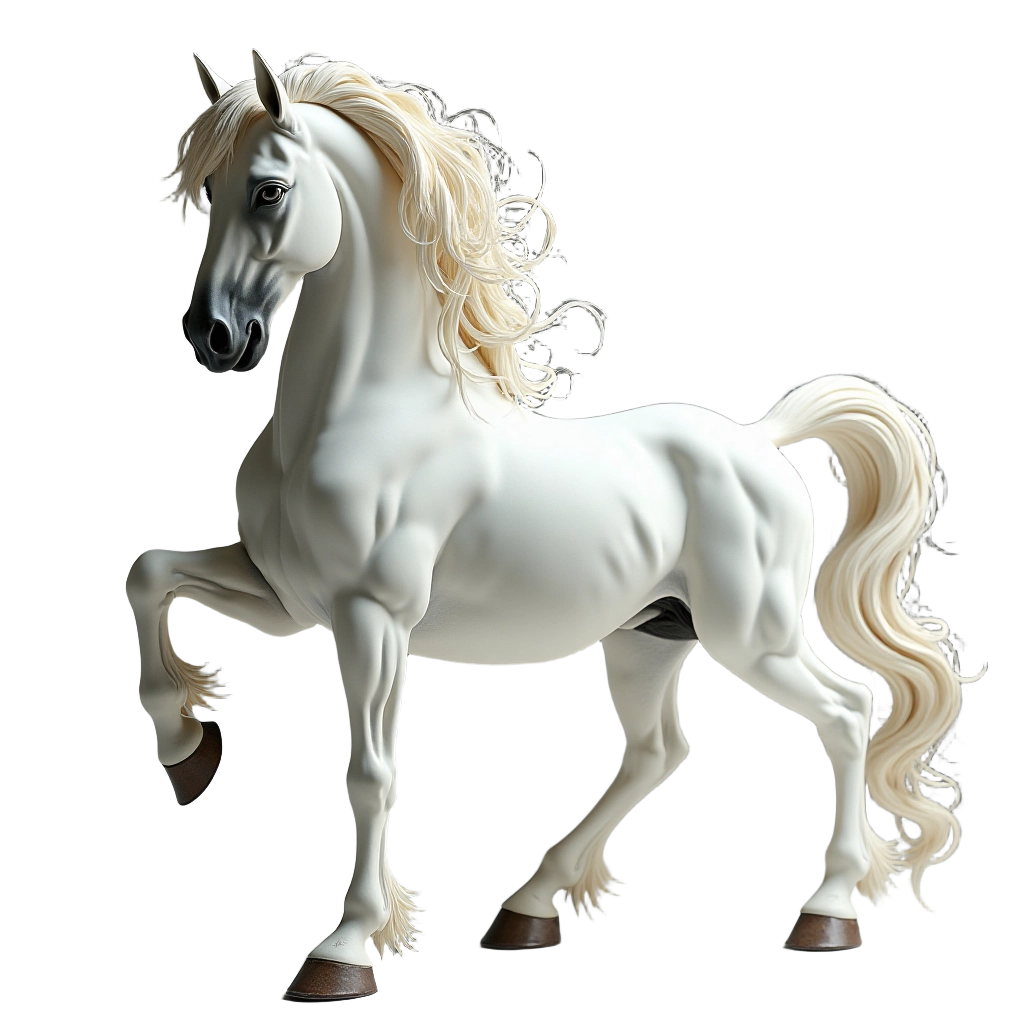 Majestic White Horse